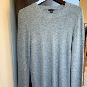 Theory Men's Crewneck Cashmere Sweater Gray - XS